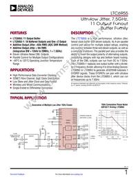 LTC6955IUKG-1#TRPBF Datasheet Cover