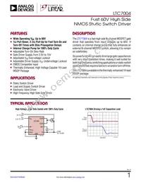 LTC7004MPMSE#TRPBF Datasheet Cover