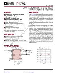 LTC7151SEV#PBF Datasheet Cover