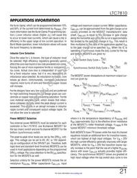 LTC7810HLXE#PBF Datasheet Page 21