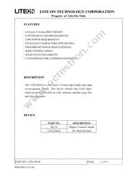 LTD-2601B Datasheet Cover