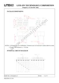 LTD-2601G-11 Datasheet Page 2