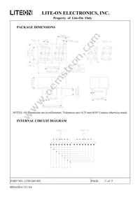 LTD-2601WC Datasheet Page 3