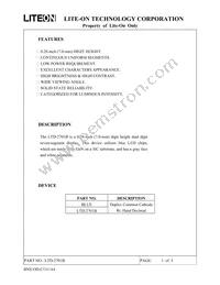 LTD-2701B Datasheet Cover