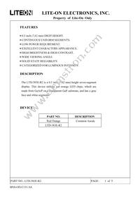 LTD-383E-R2 Datasheet Cover