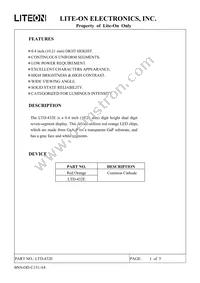 LTD-432E Datasheet Page 2