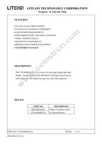 LTD-4608BE-07 Datasheet Page 2