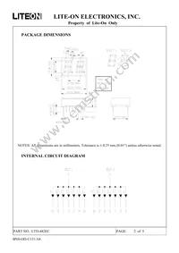 LTD-482EC Datasheet Page 2