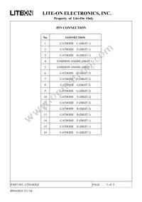 LTD-482GC Datasheet Page 3