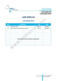 LTD-4830CTB-P Datasheet Cover