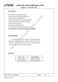 LTD-5250HR-03J Datasheet Page 2