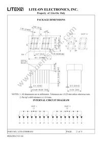 LTD-5250HR-03J Datasheet Page 3