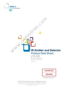 LTE-306 Datasheet Cover