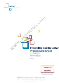 LTE-4208 Datasheet Cover