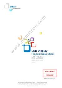 LTF-4805M Datasheet Cover