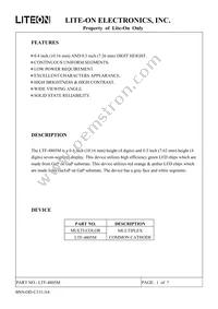 LTF-4805M Datasheet Page 2