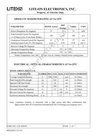 LTF-4805M Datasheet Page 6