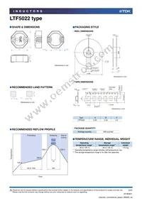 LTF5022T-6R8N1R6-LC Datasheet Page 3