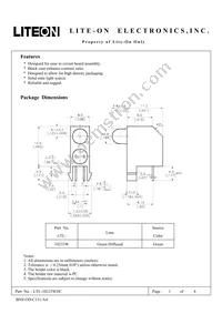 LTL-10233WHC Datasheet Cover