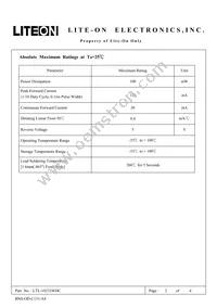 LTL-10233WHC Datasheet Page 2