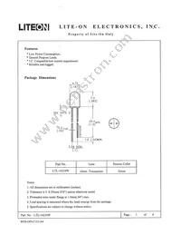 LTL-10234W Datasheet Cover