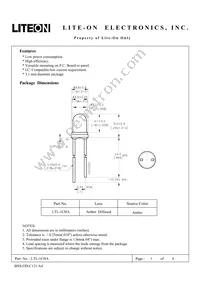 LTL-1CHA Datasheet Cover