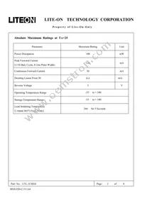 LTL-1CHGE Datasheet Page 2