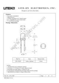 LTL-1CHY Datasheet Cover