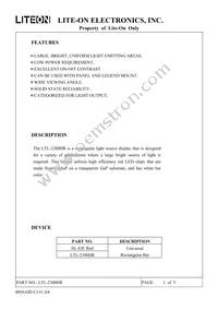 LTL-2300HR Datasheet Page 2