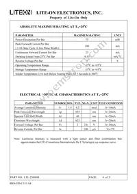 LTL-2300HR Datasheet Page 5