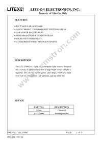 LTL-2500G Datasheet Page 2