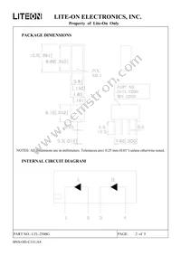 LTL-2500G Datasheet Page 3