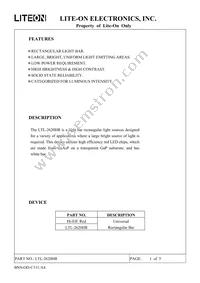 LTL-2620HR Datasheet Page 2