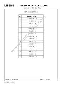 LTL-2620HR Datasheet Page 4