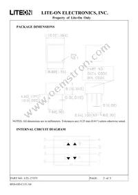 LTL-2755Y Datasheet Page 2