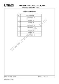 LTL-2755Y Datasheet Page 3