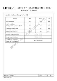 LTL-298VJ Datasheet Page 2
