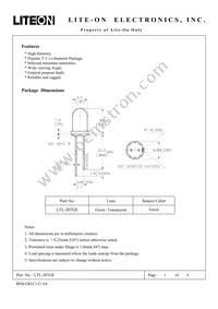 LTL-307GE Datasheet Cover