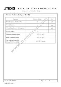 LTL-307GLC Datasheet Page 2