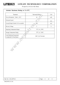 LTL-307YLC Datasheet Page 2