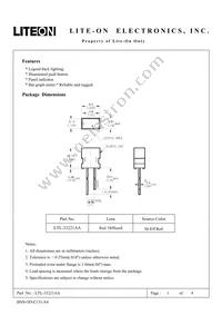 LTL-33221AA Datasheet Cover