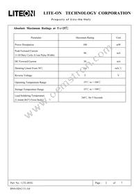 LTL-403G Datasheet Page 3