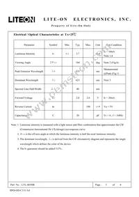 LTL-403HR Datasheet Page 4
