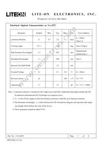 LTL-403Y Datasheet Page 4