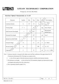 LTL-4211 Datasheet Page 3