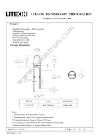 LTL-4211N Datasheet Cover