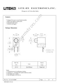 LTL-4211NHBP Datasheet Cover