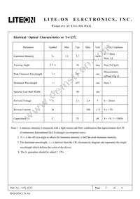 LTL-4213 Datasheet Page 3