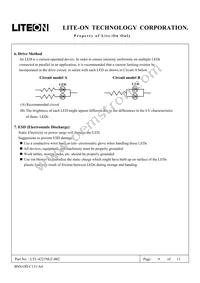 LTL-4221NLC Datasheet Page 9