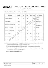 LTL-4223 Datasheet Page 3